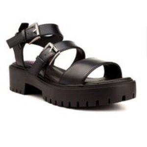 Sugar Indigo Platform Sandals Size 7.5